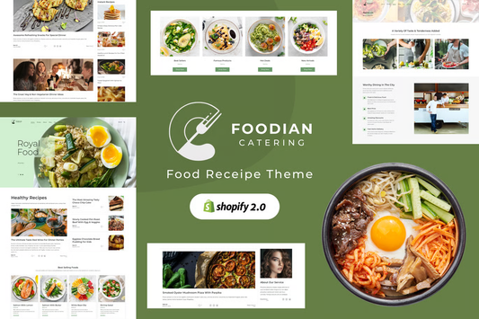 Foodian-Food Blogging/Catering Theme for Shopify | Shopify V2.0 - Shop Engineer