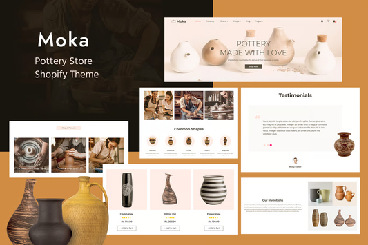 Moka-Pottery Store Shopify Theme | Shopify V2.0 - Shop Engineer