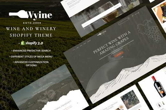 Wyine-Wine Store Shopify Theme | Shopify V2.0 - Shop Engineer