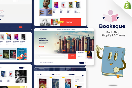 Booksque-Book Store Shopify Theme | Shopify V2.0 - Shop Engineer
