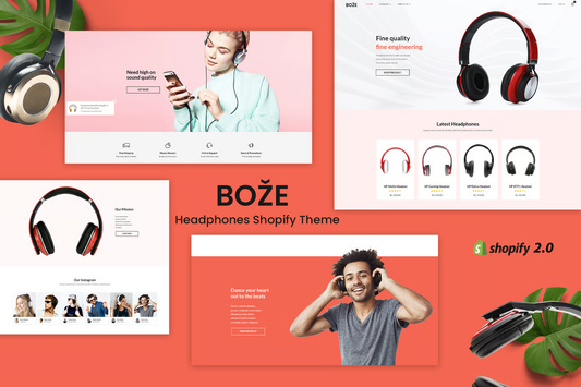 Boze-Headphones and Music Shopify Theme | Shopify 2.0 - Shop Engineer